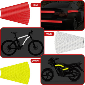 <span class=keywords><strong>Autocollant</strong></span> réfléchissant personnalisé haute visibilité autocollants de sécurité autocollants réfléchissants pour vélos, casques, véhicules - Product Image 5