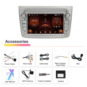Podofo 1 Din 7 ''Android Car Radio Wireless CarPlay/Android Auto Electronics <span class=keywords><strong>GPS</strong></span> WIFI <span class=keywords><strong>Autoradio</strong></span> pour <span class=keywords><strong>Alfa</strong></span> Romeo <span class=keywords><strong>MITO</strong></span> 2008-2016 - Product Image 6