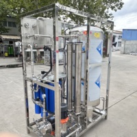 Système de traitement d'eau par osmose inverse certifié CE pour usage commercial/industriel, 500L/h, filtration par pompe à osmose inverse, fonctionnement automatique 24/7
