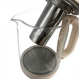 Théière en verre de grande capacité et multifonctionnelle avec élément filtrant pour la santé, pour la cuisine et l'usage domestique - Product Image 3