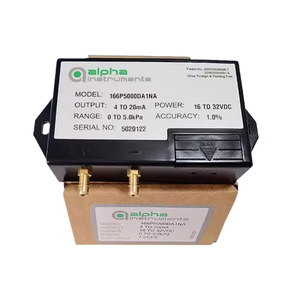 Transmisor de Presión Diferencial Alpha Instruments 166P5000DA1NA 0 a 5.0Kpa Salida de 4 a 20mA HVAC - Product Image 1