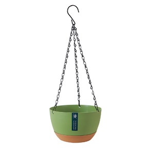 Hanging <b>Basket</b> Flower Pot Resin Self Watering Round Multi Color For Home Balcony Garden Decor - Product Image 5