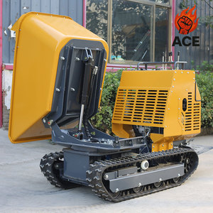 Mini-dumper 500 kg à chenilles entièrement hydraulique avec mélangeur, livraison gratuite, mini-dumper agricole et de jardin 800 kg - Product Image 6
