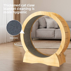 Roue d'exercice silencieuse en bois pour <span class=keywords><strong>chat</strong></span>, rouleau universel quatre saisons, accessoires pour <span class=keywords><strong>chat</strong></span> en liquidation - Product Image 1