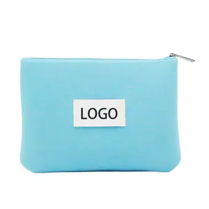 Factory Price Neoprene Pencil Case Customized Durable Cosmetic Bag For Promotion Gifts