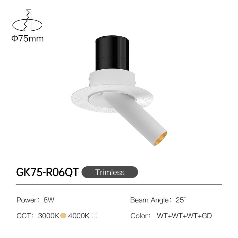 Trimless White + White + White + Gold