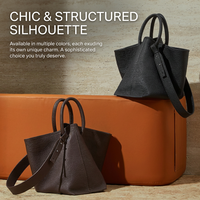 Sacs seau pour femmes en cuir véritable pleine fleur noir texturé litchi, compatibles OEM/ODM, pour le shopping décontracté