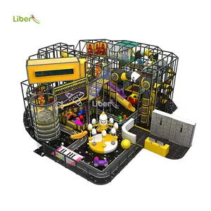 China Indoor Playground DIY Playground Equipment With Kids Soft Foam Climbing Slide And Climbing Wall For Children