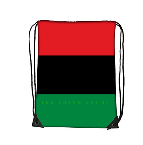 Sac <span class=keywords><strong>de</strong></span> sport à cordon avec drapeau des îles Turcs et Caïcos, sac <span class=keywords><strong>de</strong></span> sport léger en polyester, sac <span class=keywords><strong>de</strong></span> sport portable pour voyage et camping - Product Image 6