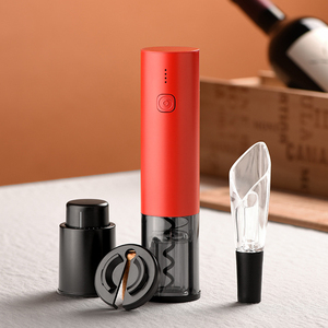 <span class=keywords><strong>Tire</strong></span>-<span class=keywords><strong>bouchon</strong></span> électrique rouge au design unique, coffret cadeau noir, meilleurs ouvre-bouteilles à vin automatiques rechargeables avec logo personnalisé - Product Image 4