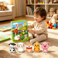 Nouveau livre d'activités Montessori éducatif sur le thème des animaux de la ferme, des avions et des voitures pour les enfants de 3 ans et plus et de 5 à 7 ans