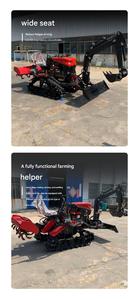 Mini Tractor Compacto de 20HP 4WD con Cargador Frontal y Rotocultivador Trasero - Product Image 5