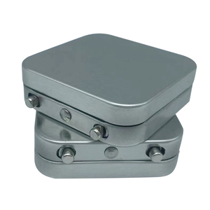 Bán buôn kín tùy chỉnh hộp thiếc bao bì bản lề vuông nhỏ trước khi cuộn container với CR khóa con kháng cho Pill Gummy - Product Image 2