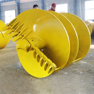Tarière de sol droite de haute qualité pour le forage et le creusement de trous avec dents de sol, utilisée par les pilleurs de pieux - Product Image 1