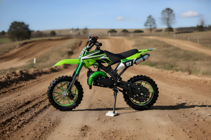 Prix direct usine Moto tout-terrain 49cc pour enfants de 3 à 12 ans Petite moto Pit Bike Démarrage manuel Vitesse maximale 40-60 km/h Livraison gratuite - Product Image 2