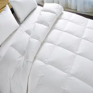 All Season Duck Double Size Pure Cotton Quilt Cover Natural Comfort Down Feather Filled Goose Down Duvet