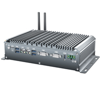 Mini PC industriel sans ventilateur, processeur Intel I7, 8 Go de RAM, 128 Go de SSD, RJ45, RS232, RS485, USB3.0, 12V, petit ordinateur de contrôle embarqué pour bureau