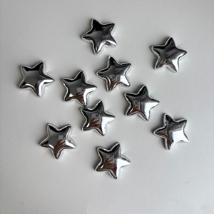Nuevos Imanes de Resina para Refrigerador, <span class=keywords><strong>Serie</strong></span> Estrella Plateada, Decoración para el Hogar y la Cocina, Pegatinas Magnéticas - Product Image 5
