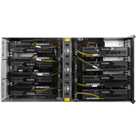 Servidor de 8U con CPU Dual AMD Epyc 9004/9005 y Memoria 32xDDR5, 8xSATA/SAS 3.5' HDD, 8xPCIe5.0, Tarjetas GPU de 600W y Rack para Servidor
