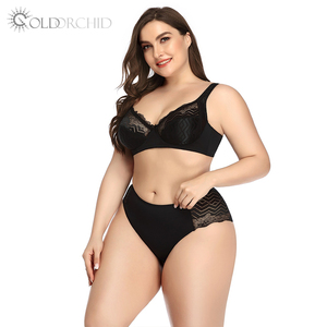 Conjuntos de <span class=keywords><strong>calzoncillos</strong></span> ajustados sexis para niñas con decoración de encaje <span class=keywords><strong>Tallas</strong></span> Sujetador y bragas para uso cómodo - Product Image 2