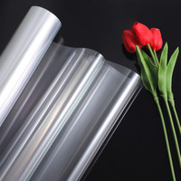 Rouleau de cellophane transparent en gros, film d'emballage transparent imperméable pour bouquets de fleurs et paniers-cadeaux
