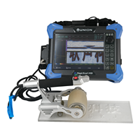 Sonde de roue à ultrasons Union PAUT Modèle d'inspection de la corrosion Machines d'essai de type pulvérisation