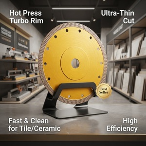 Lame de scie diamantée turbo ultra-mince à mailles pressées à chaud de 115/<span class=keywords><strong>125</strong></span>/180 mm pour marbre, granit, carrelage, céramique et pierre – Qualité OEM industrielle - Product Image 3