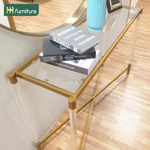 Entryway <b>glass</b> side <b>table</b>/cabinet, minimalist luxury entryway storage shelf/living room storage <b>table</b>, wholesale available. - Product Image 1