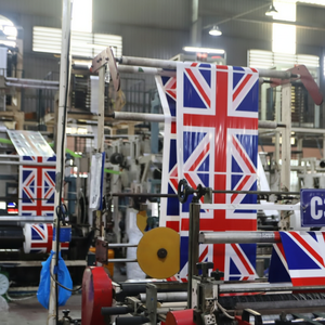 Grands sacs en plastique HDPE découpés à l'emporte-pièce personnalisable impression hélio refermable logo personnalisé pour chaussures emballage au détail emballage en carton - Product Image 1