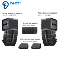 Altavoces de líneas duales para exteriores, sistema de sonido profesional activo de 10 pulgadas, el más vendido