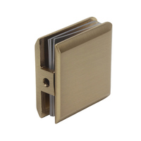 Garde-corps en acier inoxydable Support de fixation pour verre Pince de fixation pour porte en verre murale à base plate