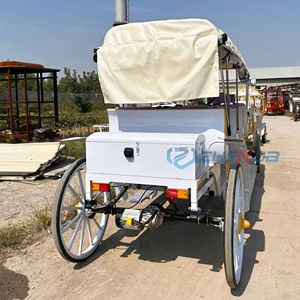 Nouvelle voiture blanche avec sièges violet clair, calèche électrique de tourisme, calèche de mariage à vendre, calèche de tourisme - Product Image 6
