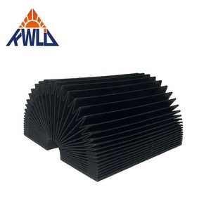 Couverture <span class=keywords><strong>de</strong></span> soufflet d'accordéon en nylon Plasma Cnc Roll Up Cache-poussière en caoutchouc pour meuleuse <span class=keywords><strong>de</strong></span> chemin <span class=keywords><strong>de</strong></span> guidage - Product Image 3