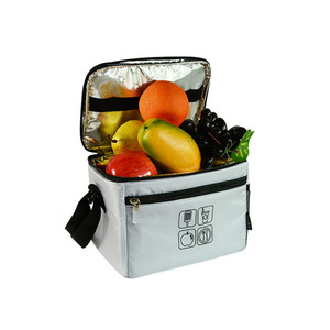 Custom Logo 600D Oxford Lunch <b>Cooler</b> Bag Insulated for Office Travel Picnic Thermal Bag Soft Tote Ice Box With Shoulder Strap - Product Image 2