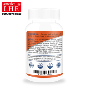 Vente en gros de compléments alimentaires Shecome Vitamine A D3 K2, fabricant de produits pour soutenir l'immunité, le cœur et les os, 60 capsules de Vitamine A D3 K2 - Product Image 6
