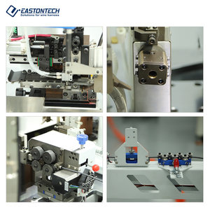 Máquina prensadora de doble cabezal completamente automática de alta calidad, máquina de corte y tira de alambre, equipo de fabricación de cables - Product Image 3