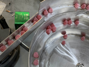 Gepolijste 304 roestvrijstalen trilvoederbak voor snoep - Product Image 4