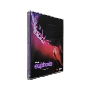 HBO Эйфория Сезон 1-2 6DVD фильмы dvd shopify eBay бестселлер новый выпуск dvd бокс набор Бесплатная доставка по воздуху