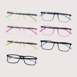 نظارات أطفال بإطار أسيتات مخزونة نظارات بصرية للأطفال نظارات بإطار مربع للجامعات للرجال نظارات فوتوكرومية - Product Image 6