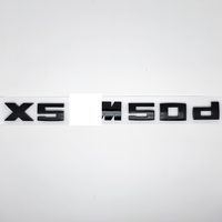 Autocollants de logos de marques automobiles ABS pour M1-M6, Séries 3/5, X6M (Emblèmes arrière et badges de garde-boue) - Styles Trompette/Moyen/Latéral à usage unique