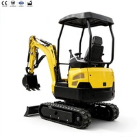 Mini-excavatrice homologuée CE, petite excavatrice de chantier avec système hydraulique avancé et capacité de travail efficace