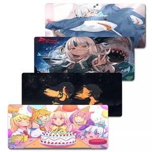 Hololive Usada Pekora Gawr <span class=keywords><strong>Gura</strong></span> anime Big game pad OEM all'ingrosso personalizzato Mouse pad gaming mousepad gomma grande tappetino per mouse Xxl - Product Image 1