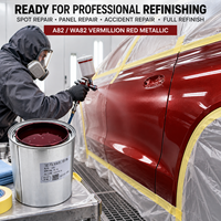 Perle rouge personnalisée résistant aux UV 4S anti-rayures réparation globale revêtement acrylique liquide en aérosol 2K pour voitures peinture de voiture peinture finie