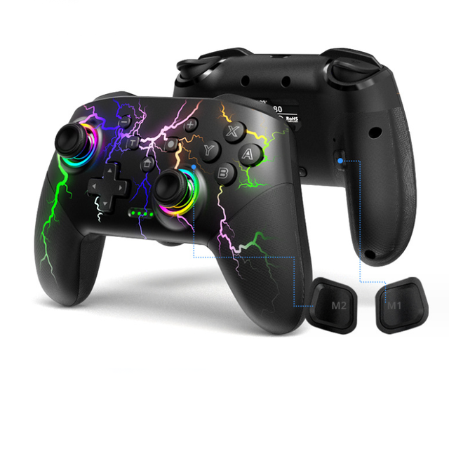 Wireless Game Controller for PC Phone Gamepad Vibration Elite Joystick for N Switch 2 Lite OLED Controller