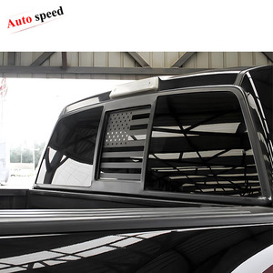 Autocollant en vinyle pour fenêtre coulissante arrière centrale, drapeau américain, pour Ford F150 F250 F350 2004-2014 - Product Image 5