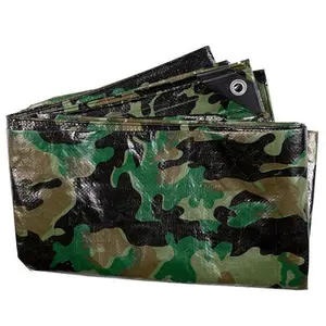 PE Tarp Camo Tarpaulin for Camping Tent