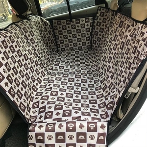 Housse de protection pour siège arrière de voiture pour chien, imperméable, anti-rayures, anti-salissures, Wbb14417 pour le transport d'animaux en voiture - Product Image 1