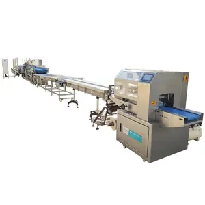 500~1000kg/hr Complete Fresh Clean Vegetables Washing Drying Film Packing Processing Line Full Automatic Industrial Use