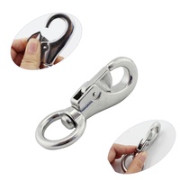 Mousqueton pivotant Bull en acier inoxydable 304 pour chaise suspendue, hamac, sangle de sécurité, crochet à ressort pivotant, boucle de remorquage pour animaux de compagnie