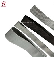 Sangle élastique réfléchissante personnalisée en nylon enduit de plastique couleur personnalisée pour collier de chien sac en maille